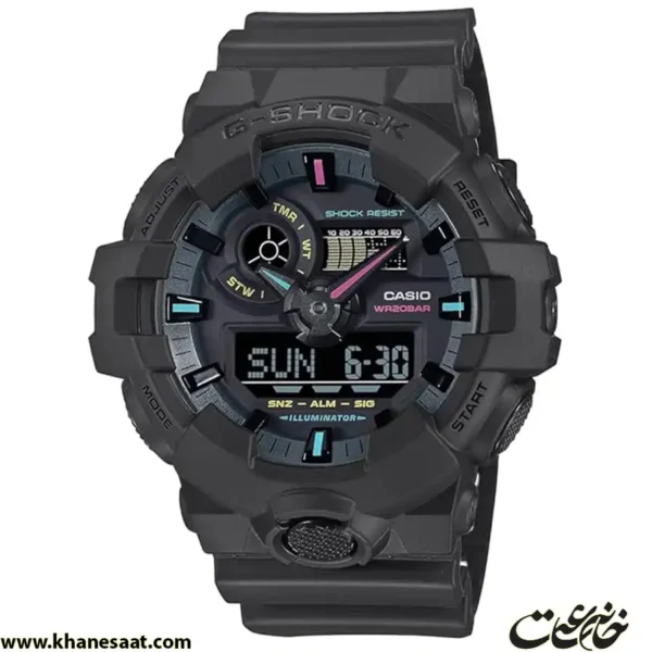 ساعت مچی مردانه کاسیو جی شاک مدل GA-700MF-1ADR