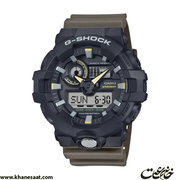 ساعت مچی مردانه کاسیو جی شاک مدل GA-710TU-1A3DR